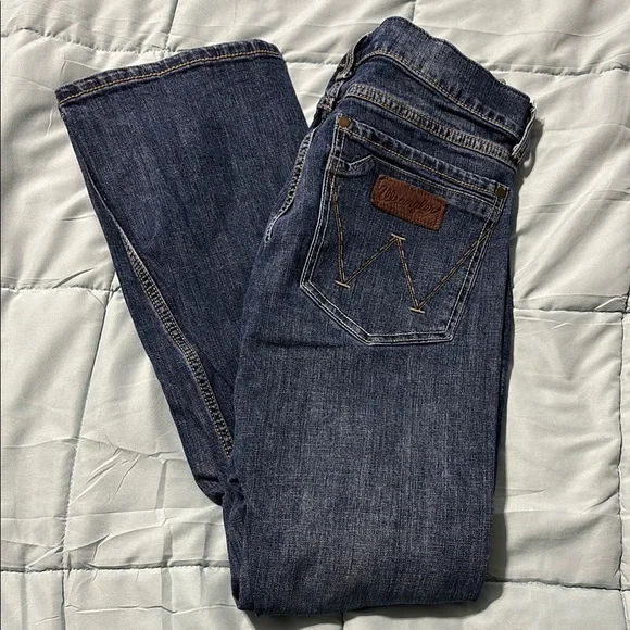 Men’s wrangler retro slim boot 32x32 jeans - Picture 1 of 6
